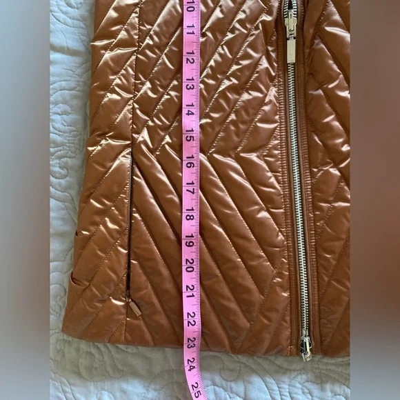 Lafayette 148 Bellamy fully reversible Vest in copper color size XXS - Picture 10 of 11